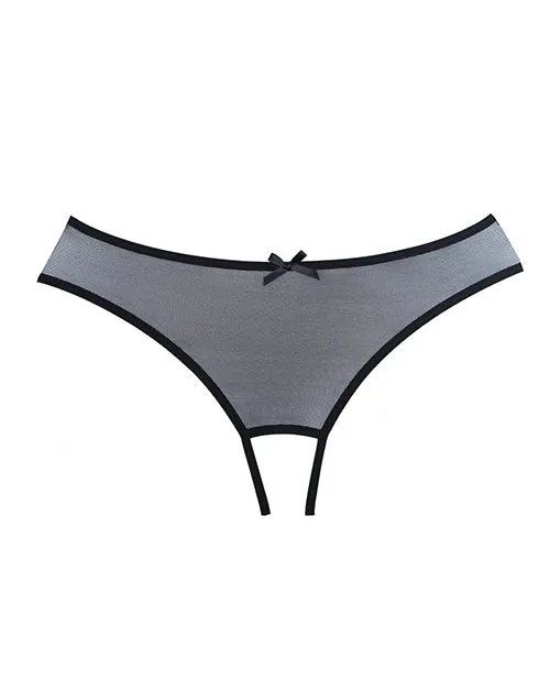 Adore Anal Adore Wild Nite Mesh Open Back Panty Black OS Adore Anal Adore Wild Nite Mesh Open Back Panty Black OS