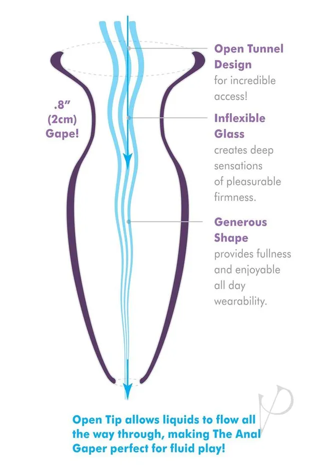 Anal Anal Fantasy Elite Anal Fantasy Elite Beginners Anal Gaper Glass Open Tunnel