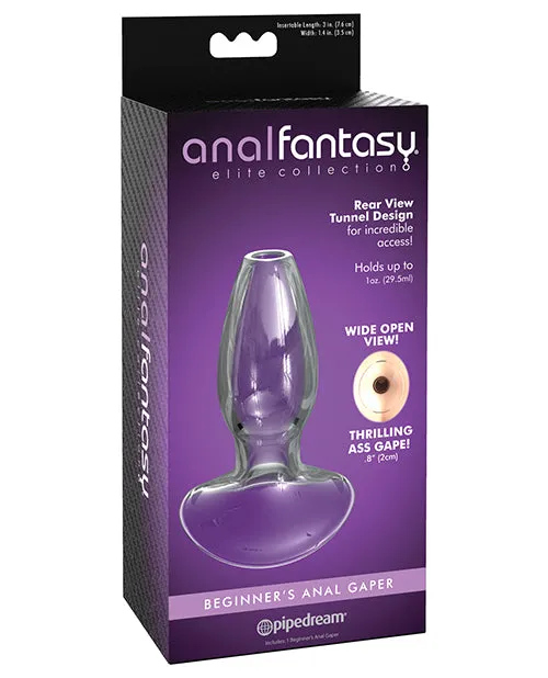 Anal Anal Fantasy Elite Anal Fantasy Elite Beginners Anal Gaper Glass Open Tunnel