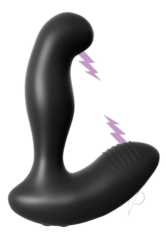 Anal Anal Fantasy Elite Anal Fantasy Elite Silicone Electro Stim Prostate Vibrator Black