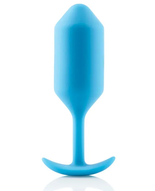 Anal B Vibe BVibe Snug Plug 3 Silicone Weighted Anal Plug Teal