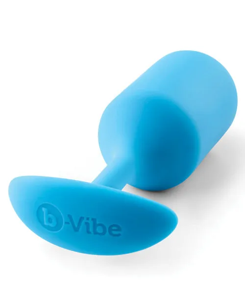 Anal B Vibe BVibe Snug Plug 3 Silicone Weighted Anal Plug Teal