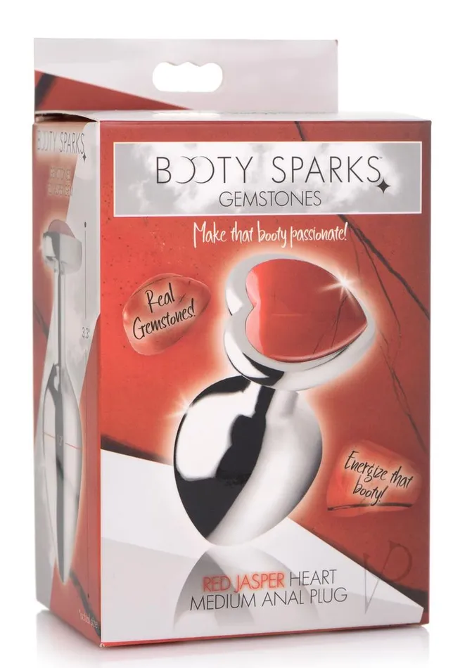 Anal Booty Sparks Booty Sparks Gemstones Red Jasper Heart Anal Plug Medium Red Anal Booty Sparks Booty Sparks Gemstones Red Jasper Heart Anal Plug Medium Red