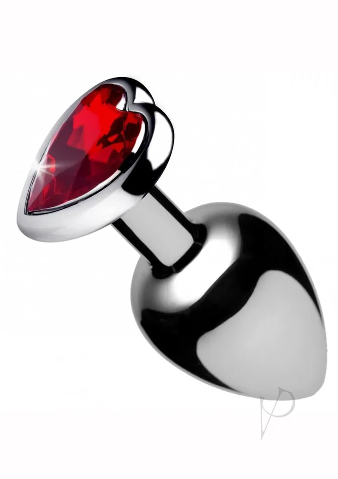 Anal Booty Sparks Heart Gem Medium Anal Plug Red Booty Sparks