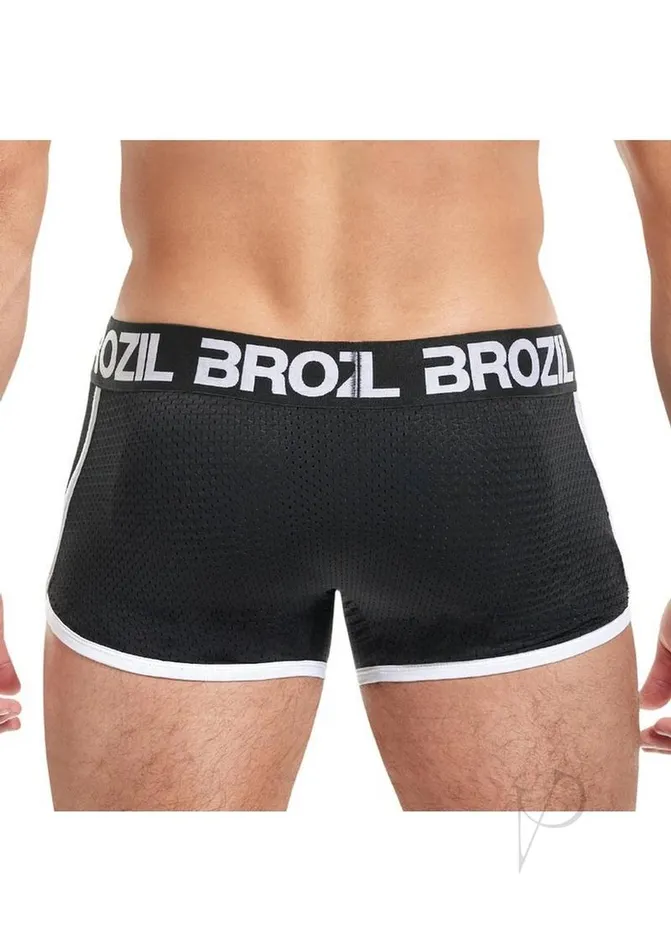 Anal Brozil Brozil Ultra Glute and Bulge Enhancing Mesh Trunk SmallMedium Black Anal Brozil Brozil Ultra Glute and Bulge Enhancing Mesh Trunk SmallMedium Black