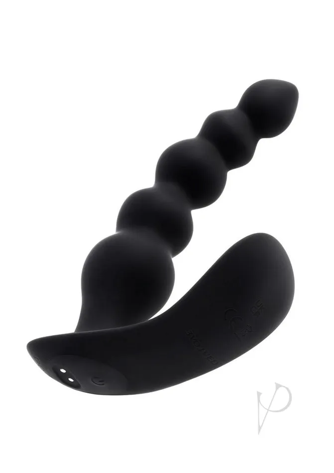 Anal Evolved Bead Me Up Rechargeable Silicone Vibrating Anal Beads with Remote Control Black Anal Evolved Bead Me Up Rechargeable Silicone Vibrating Anal Beads with Remote Control Black