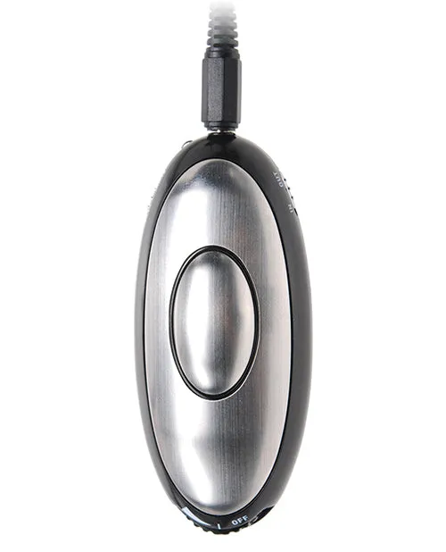 Anal Fetish Fantasy Series Fetish Fantasy Series Shock Therapy Pleasure Probe with Power Unit Black and Silver