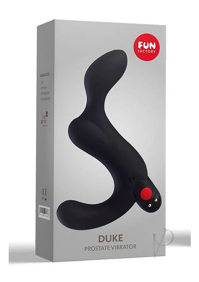 Anal Fun Factory Duke Silicone Prostate Vibrator Black