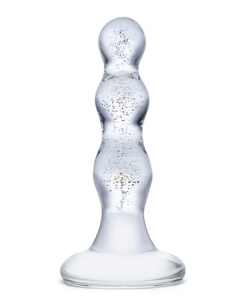Anal Glas Glas Triple Play Beaded Butt Plug Anal Glas Glas Triple Play Beaded Butt Plug