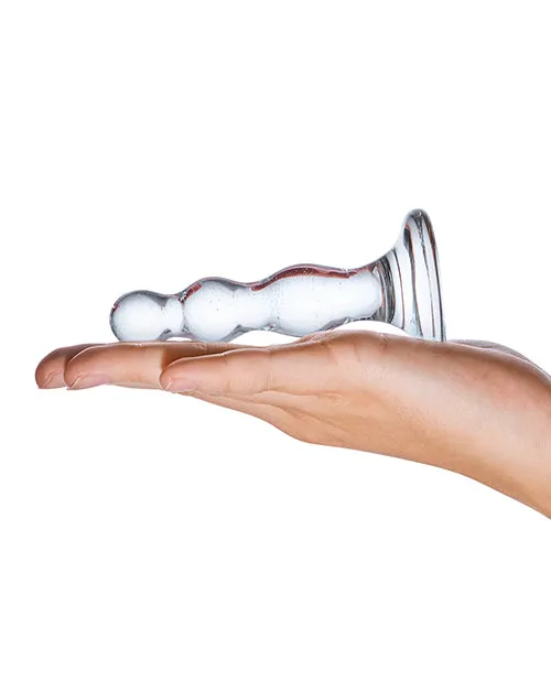 Anal Glas Glas Triple Play Beaded Butt Plug Anal Glas Glas Triple Play Beaded Butt Plug