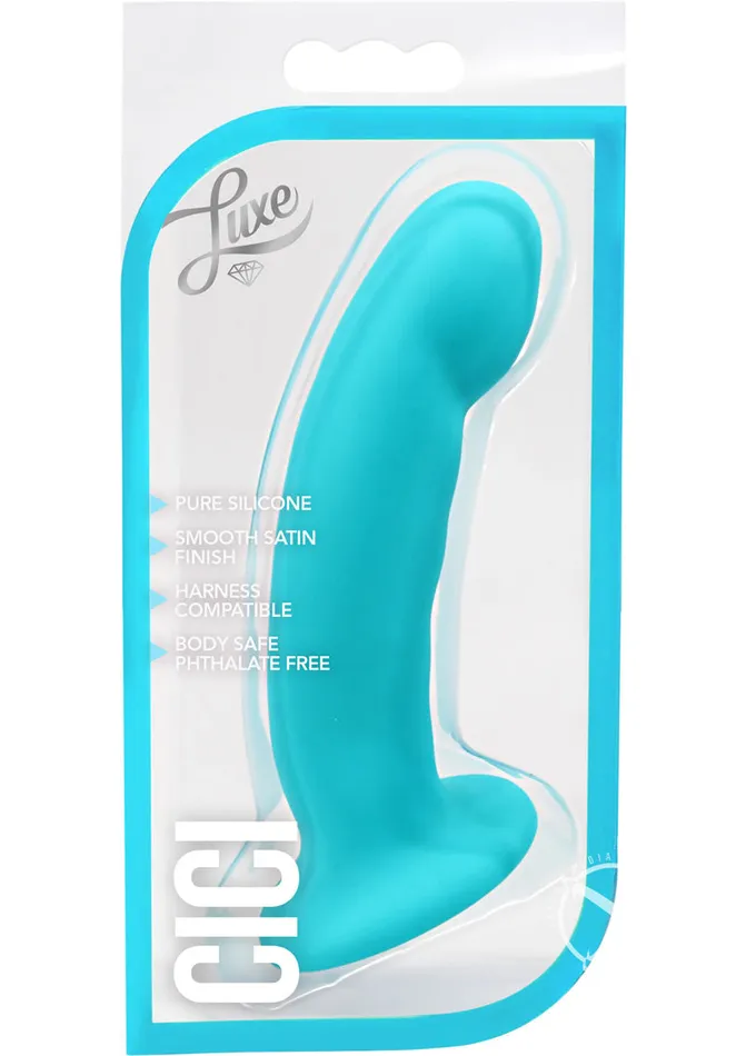 Anal Luxe Luxe Cici Silicone Dildo 65in Blue