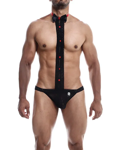 Anal Malebasics Male Basics Tuxedo Lace Jockstrap Black SM Anal Malebasics Male Basics Tuxedo Lace Jockstrap Black SM