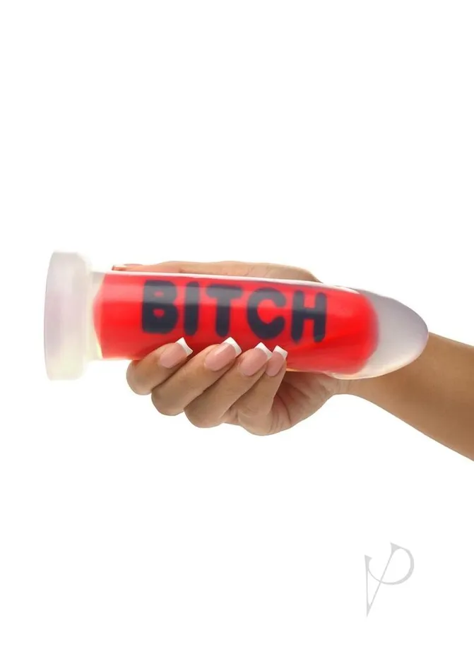 Anal Master Series BITCH Silicone Dildo RedBlackClear Master Series Anal Master Series BITCH Silicone Dildo RedBlackClear Master Series