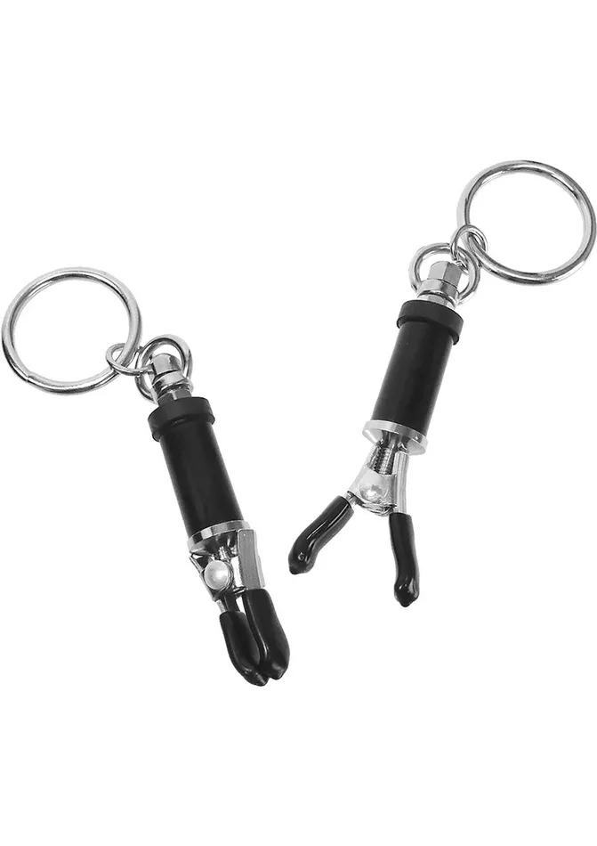 Anal Master Series Master Series Amulet Nipple DVice Set Black
