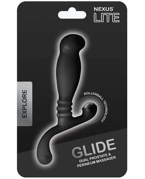 Anal Nexus Glide Prostate Massager Black Nexus