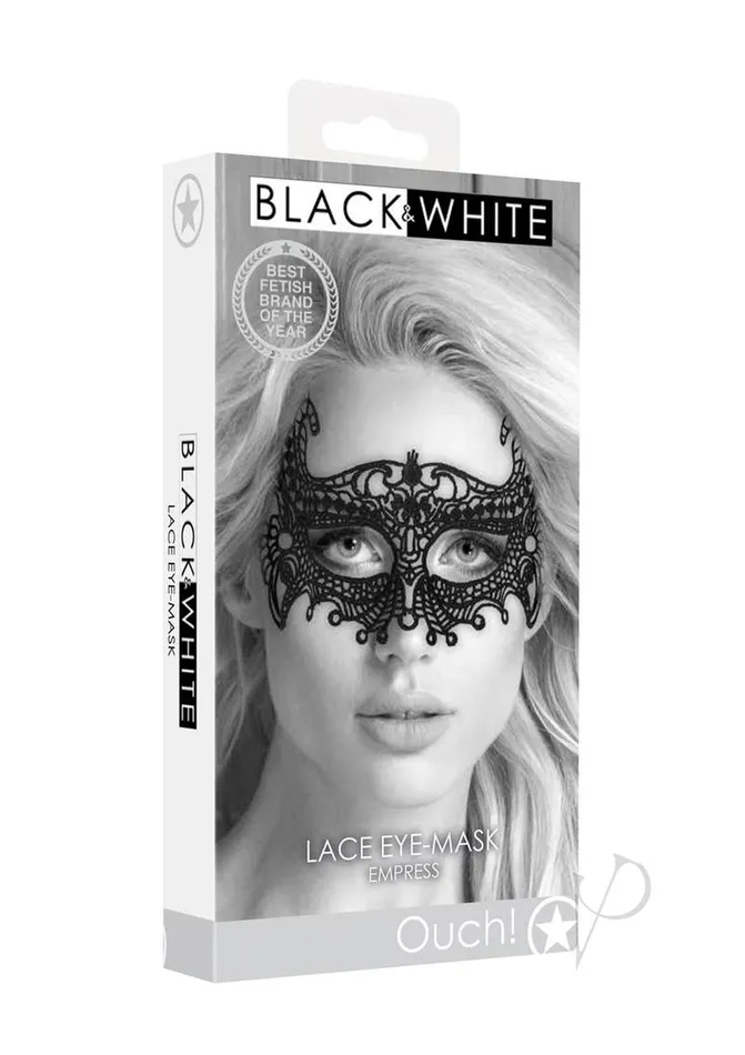 Anal Ouch Lace EyeMask Empress Black Ouch