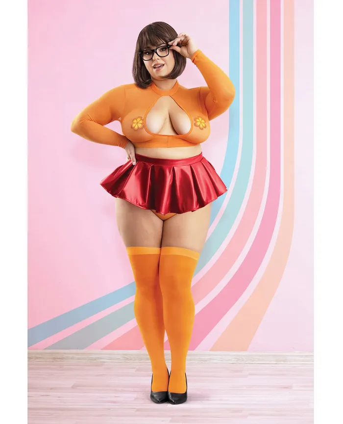 Anal Play By Fantasy Lingerie Play Mystery Mistress 6 pc Set OrangeRed 1X2X Anal Play By Fantasy Lingerie Play Mystery Mistress 6 pc Set OrangeRed 1X2X
