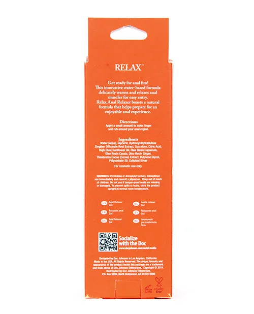 Anal Relax Anal Relaxer For Everyone Water Based Lubricant boxed 2oz Intimate Enhancements Anal Relax Anal Relaxer For Everyone Water Based Lubricant boxed 2oz Intimate Enhancements