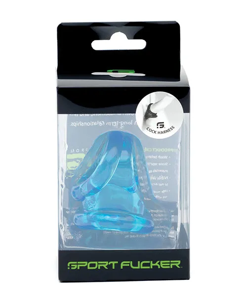 Anal Sport Fucker Cock Harness Ice Blue Sport Fucker