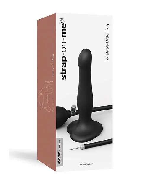 Anal Strap On Me Strap on Me Inflatable Dildo Plug Black