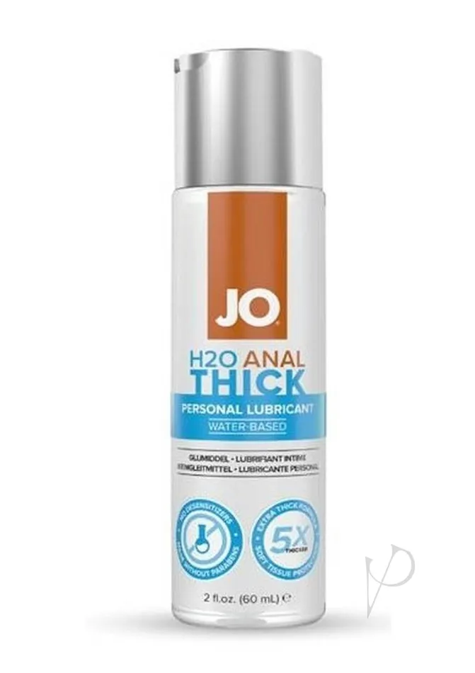 Anal System Jo JO H2O Anal Thick Water Based Lubricant 2oz