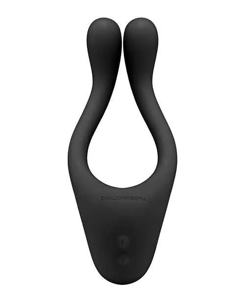 Anal Tryst Tryst Rechargeable Multi Erogenous Zone Silicone Massager Black