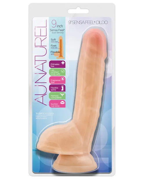 Au Naturel Dildos Au Naturel Sensa Feel Dildo 9in Vanilla