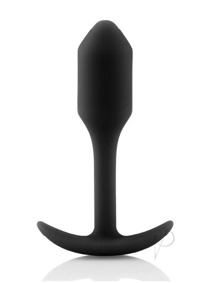 B Vibe Anal BVibe Snug Plug 1 Silicone Weighted Butt Plug Black