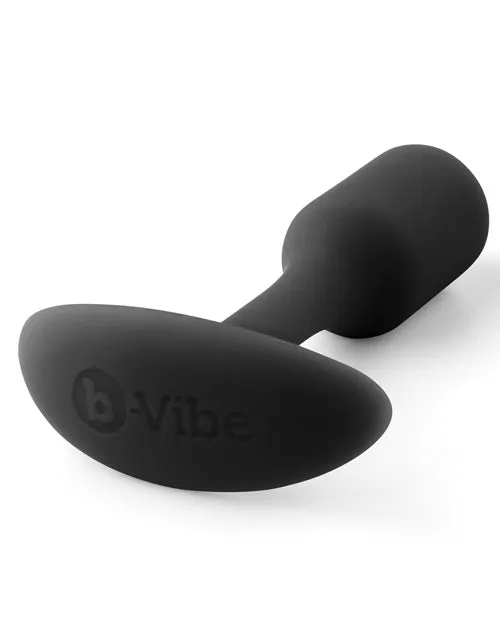 B Vibe Anal BVibe Snug Plug 1 Silicone Weighted Butt Plug Black