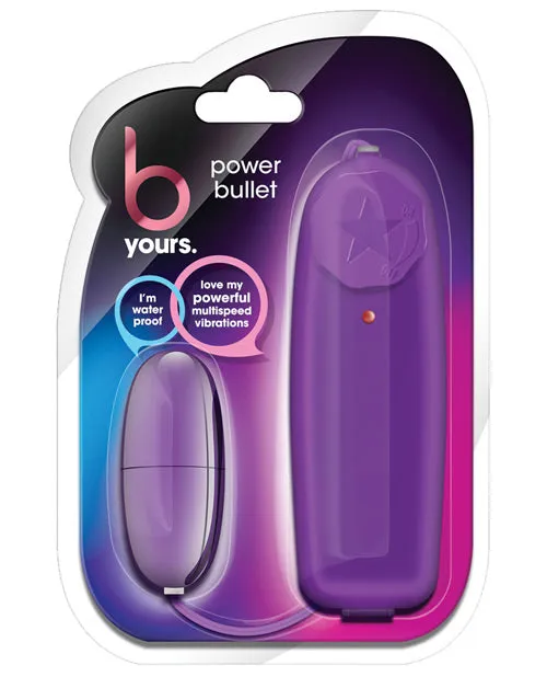 B Yours Female Sex Toys B Yours Power Bullet with Wired Remote Control Purple B Yours Female Sex Toys B Yours Power Bullet with Wired Remote Control Purple