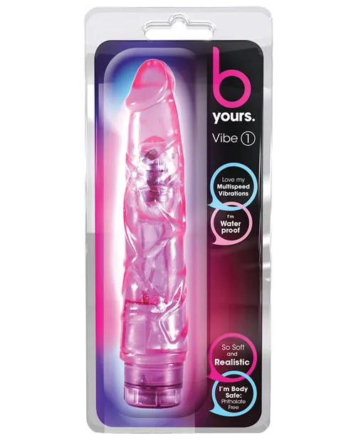 B Yours Vibe 1 Vibrating Dildo 9in Purple B Yours Vibrators B Yours Vibe 1 Vibrating Dildo 9in Purple B Yours Vibrators