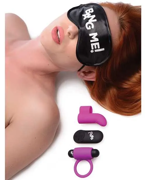 Bang Anal Bang Couples Love Ring Kit set of 4 Purple