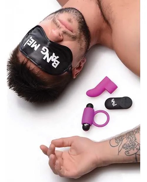 Bang Anal Bang Couples Love Ring Kit set of 4 Purple
