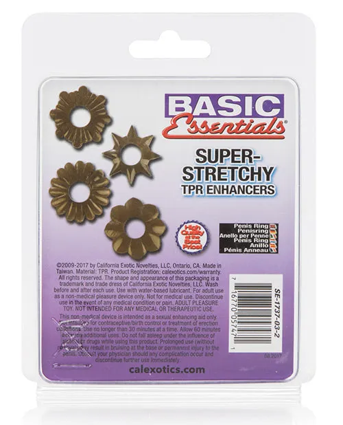 Basic Essentials Super Stretchy Enhancer Cock Rings Smoke Basic Essentials Male Sex Toys Basic Essentials Super Stretchy Enhancer Cock Rings Smoke Basic Essentials Male Sex Toys