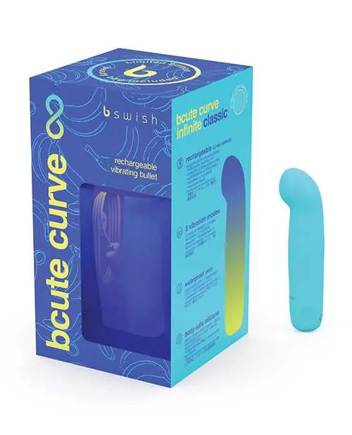 Bcute Vibrators Bcute Curve Infinite Classic Limited Edition Electric Blue