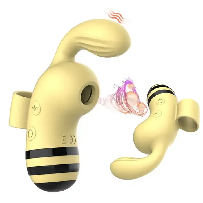 Bee Clitoral Suction Finger Vibrator Wild Night Fantasies Female Sex Toys