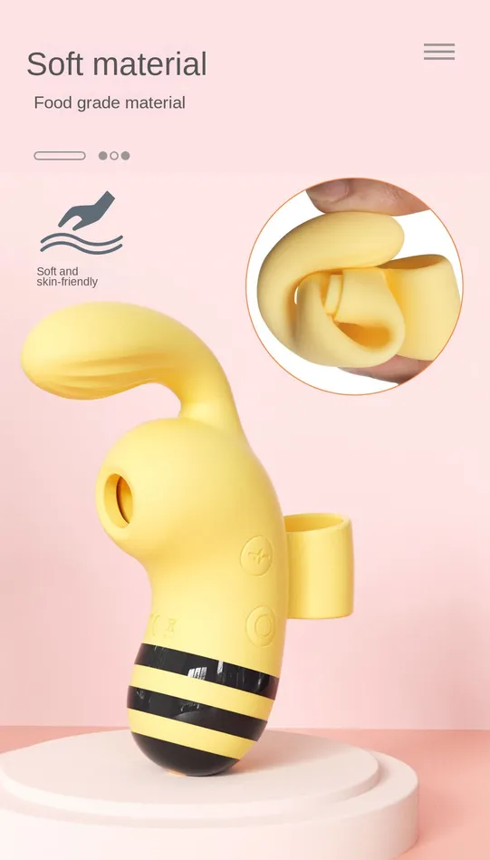 Bee Clitoral Suction Finger Vibrator Wild Night Fantasies Female Sex Toys