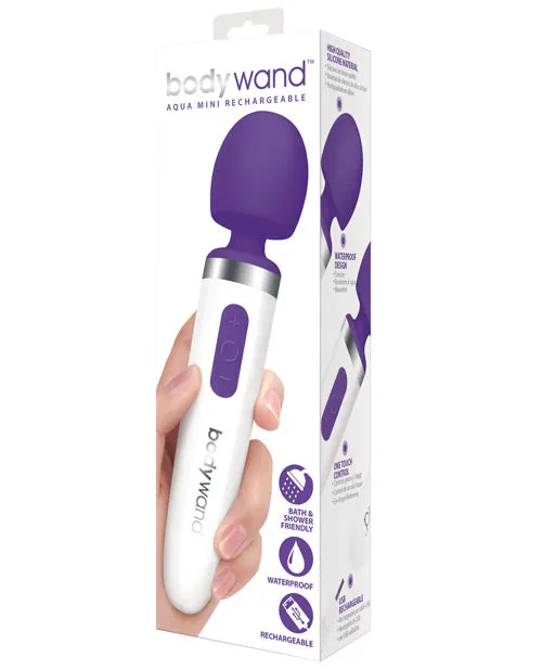 Bodywand Bodywand Aqua Rechargeable Silicone Wand Massager Purple Vibrators