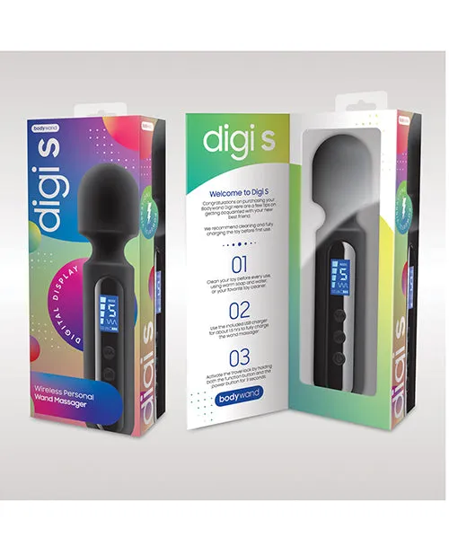 Bodywand Digi S Rechargeable Silicone Mini Massager Black Bodywand Female Sex Toys Bodywand Digi S Rechargeable Silicone Mini Massager Black Bodywand Female Sex Toys