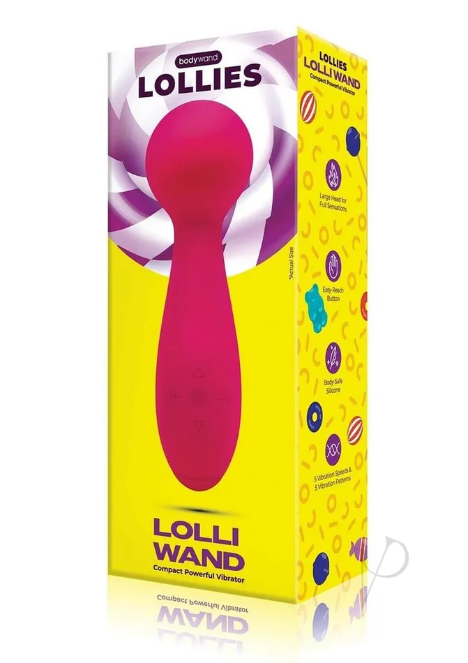 Bodywand Lollies Rechargeable Silicone Vibrator Hot Pink Bodywand Vibrators Bodywand Lollies Rechargeable Silicone Vibrator Hot Pink Bodywand Vibrators