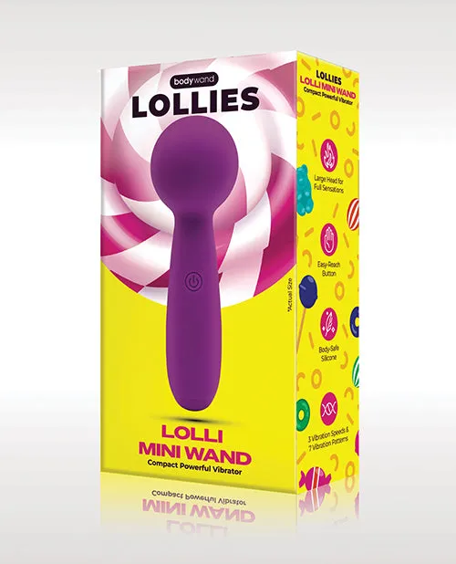 Bodywand Mini Lollies Rechargeable Silicone Mini Vibrator Purple Bodywand Female Sex Toys Bodywand Mini Lollies Rechargeable Silicone Mini Vibrator Purple Bodywand Female Sex Toys