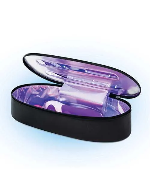 Bodywand Vibrators LUV Portable UV Sanitizing Case Black Bodywand Vibrators LUV Portable UV Sanitizing Case Black