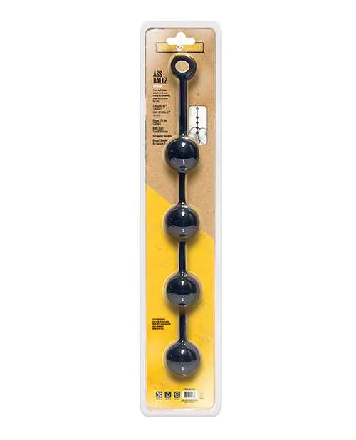 Boneyard Anal Boneyard Ass Ballz Silicone Anal Beads Large Black Boneyard Anal Boneyard Ass Ballz Silicone Anal Beads Large Black
