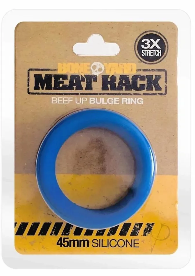 Boneyard Meat Rack Beef Up Bulge Ring 3X Silicone Cock Ring Blue Boneyard Male Sex Toys Boneyard Meat Rack Beef Up Bulge Ring 3X Silicone Cock Ring Blue Boneyard Male Sex Toys