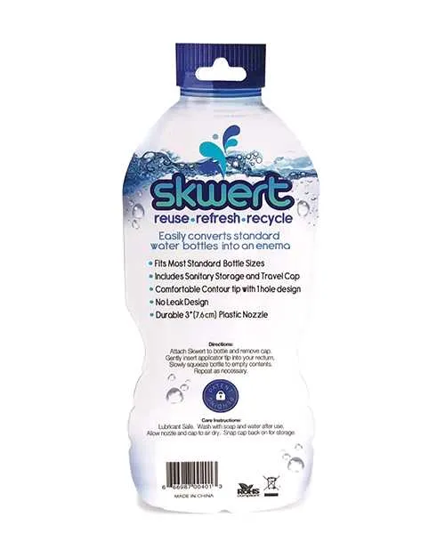 Boneyard Skwert Enema Adapter Blue Boneyard Vibrators