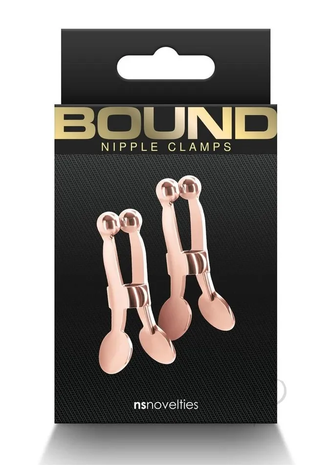 Bound Bound Nipple Clamps C1 Rose Gold Vibrators