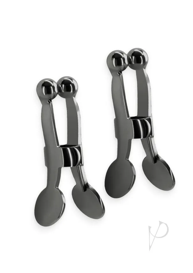 Bound Nipple Clamps C1 Gunmetal Gray Bound Nipple Clitoral Toys Bound Nipple Clamps C1 Gunmetal Gray Bound Nipple Clitoral Toys