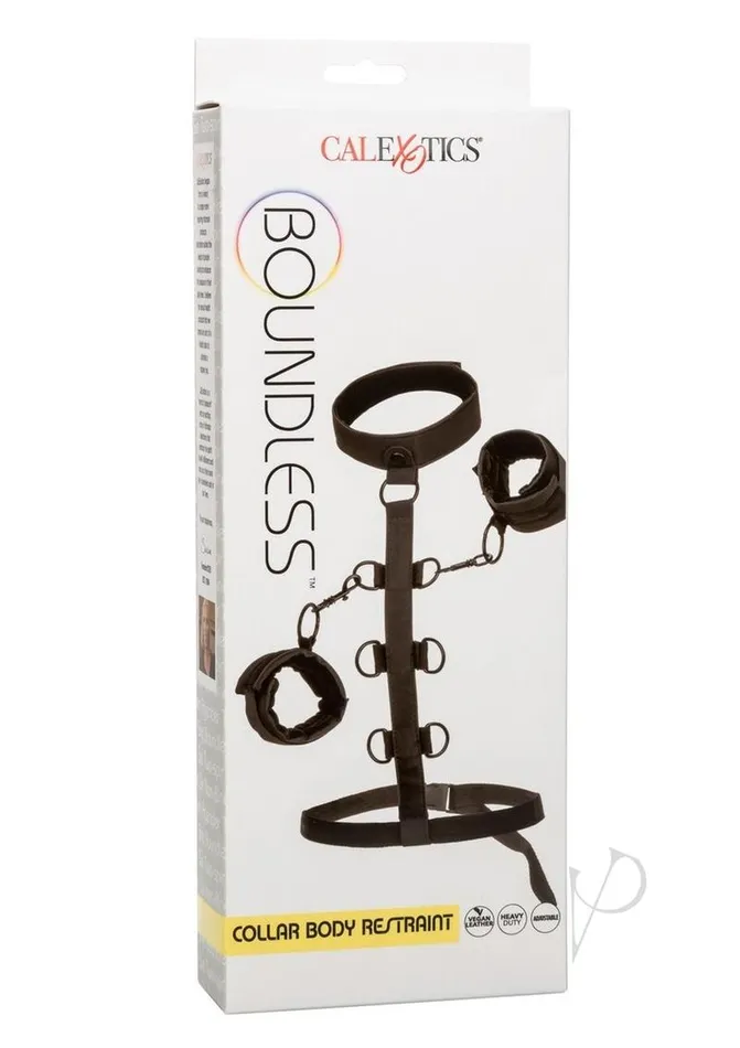 Boundless Anal Boundless Collar Body Restraint Black