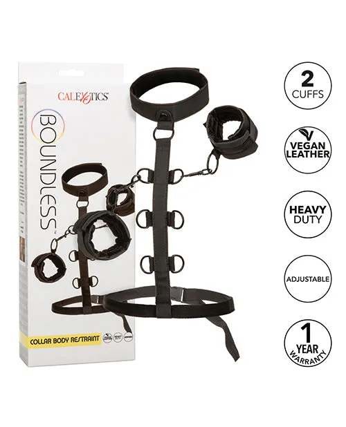 Boundless Anal Boundless Collar Body Restraint Black Boundless Anal Boundless Collar Body Restraint Black