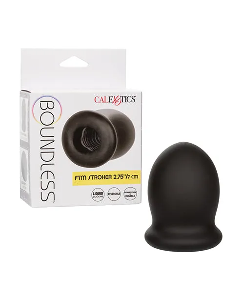 Boundless Male Sex Toys Boundless FTM Stroker 275in7cm Black